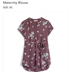 Segura Short Sleeve Maternity Blouse XS